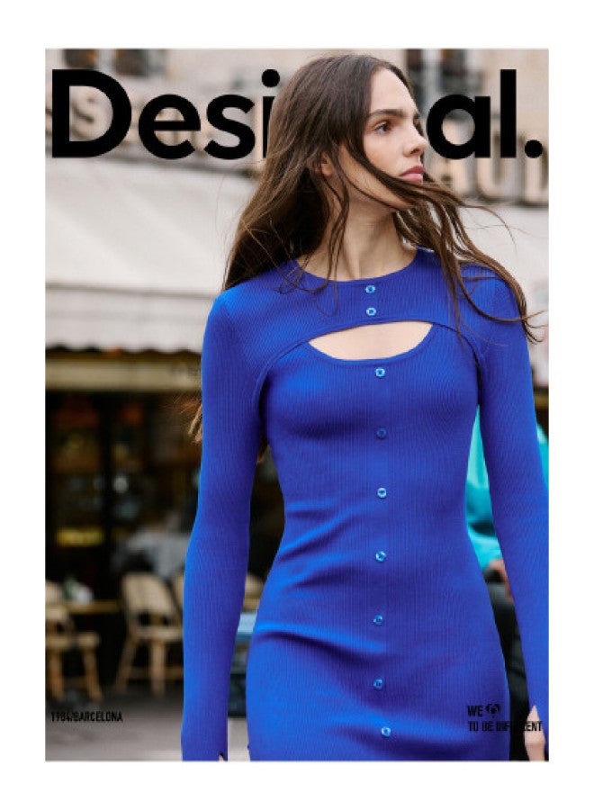 DESIGUAL Maitrepierre Designer Collaboration Stretch Slim-Fit Dress - Image 1