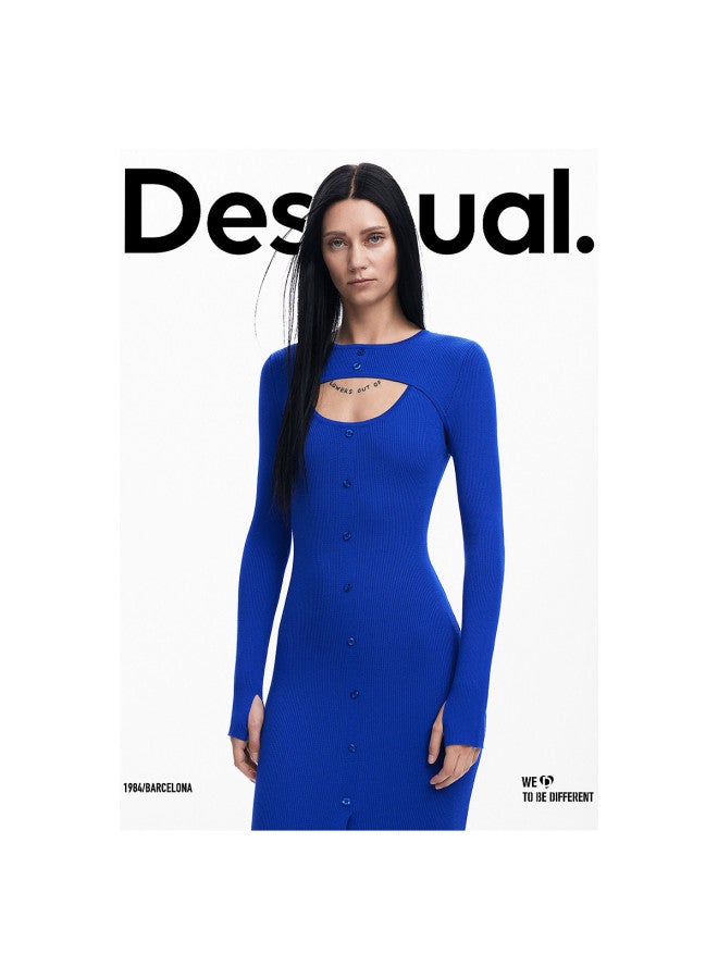 DESIGUAL Maitrepierre Designer Collaboration Stretch Slim-Fit Dress - Image 3