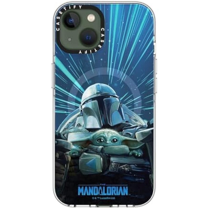 Casetify Clear iPhone 13 Case 【Mandalorian Co-Lab/Not Yellowing / 6.6ft Drop Protection/Compatible with Magsafe】 - You Ready for an Adventure - Clear - Image 3