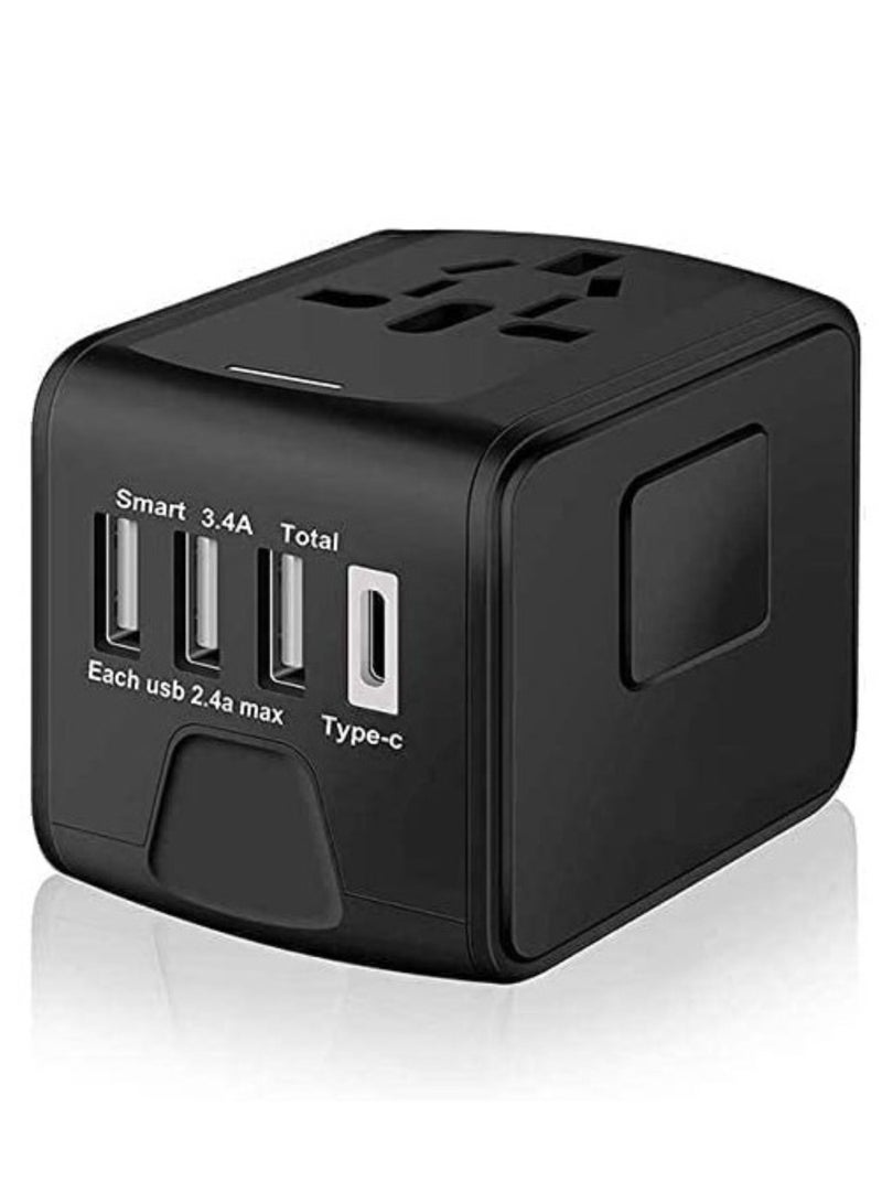 ELTRAZONE Universal World Travel Power Adapter International Power Adapter Worldwide All in One AC Outlet Power Plug Adapter - Image 2
