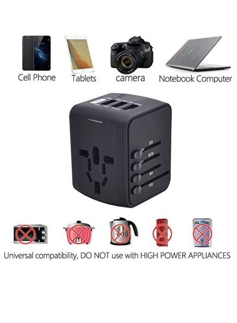 ELTRAZONE Universal World Travel Power Adapter International Power Adapter Worldwide All in One AC Outlet Power Plug Adapter - Image 5