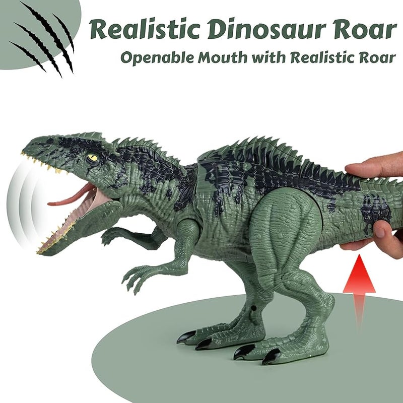 Arabest Giganotosaurus Dinosaur Toys for Kids 3-5 & 5-7, Dinosaur Action Figure Toys with Attack Feature, Sound, Roar & Light, Birthday for Boys & Girls - Image 3