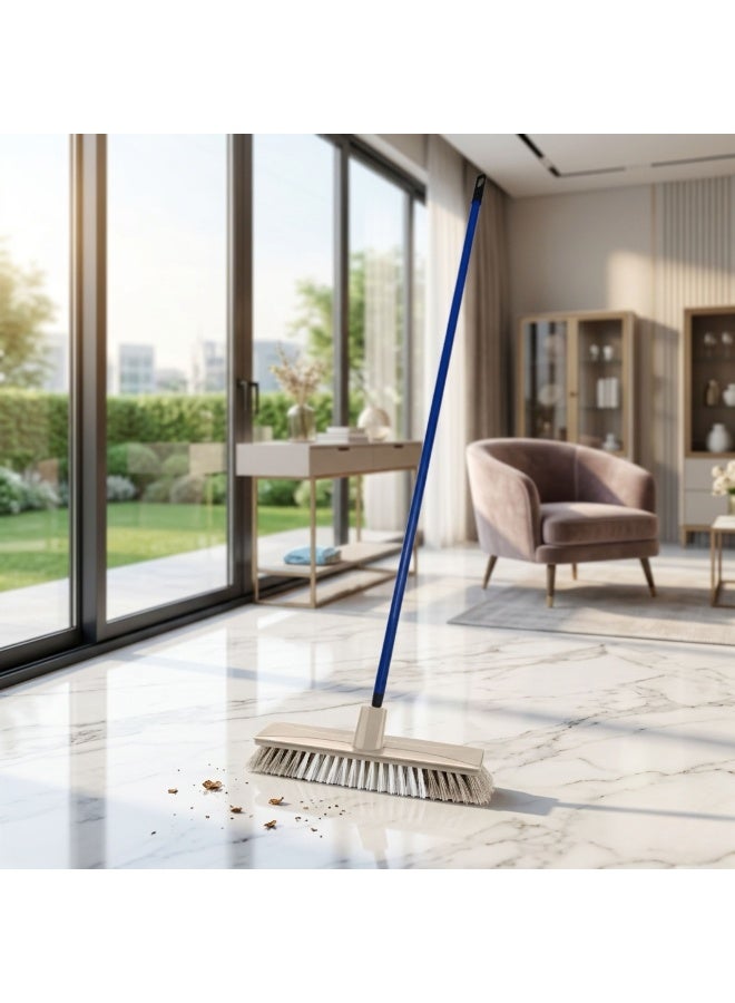 Titiz Tough Floor Cleaning Brush (25X6.5X8 CM) with Stick (120 CM) - Image 1