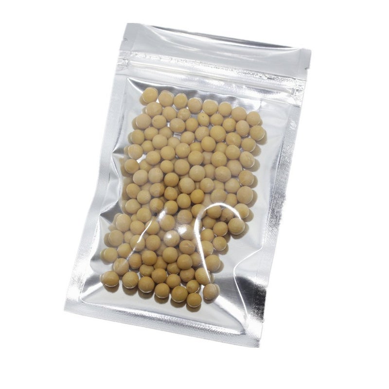 PABCK 100 Pack 47x787 inch Inside Size 41x63 inch Clear Front Resealable Heat Seal Bags for Zip Bulk Food Storage Lock Bag Reclosable Airtight Foil Pouch Zipper Lock Packaging with Tear Notches
