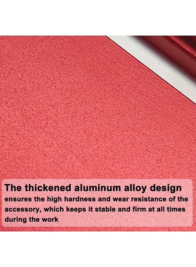 8mm Thickened Aluminum Alloy Handsaw Base Cutting Machine Marble Machine Base Plate Portable Woodworking Bakelite Board Adjustable Screws and Preset Holes  - Image 4