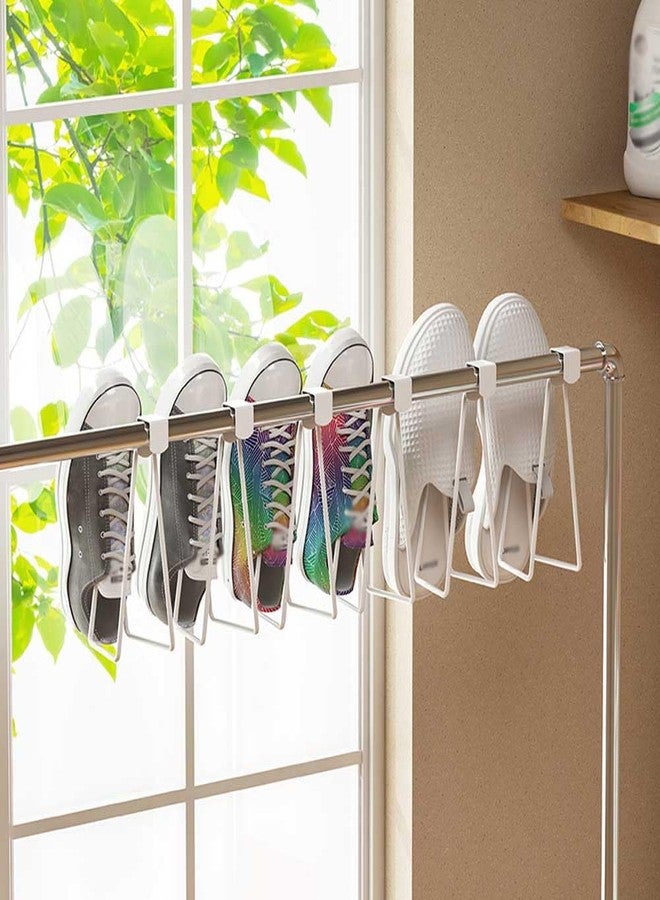 Teensery 2 Pcs Over The Tank Toilet Paper Holder Metal Toilet Tissue Roll Holder Dispenser for Bathroom Storage and Organization, Holds 1 Roll (White) - Image 4