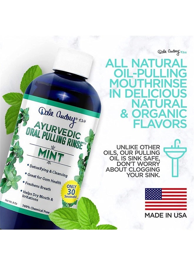 Dale Audrey Oil Pulling for Teeth and Gums | Made in USA Mint Flavored Organic Sesame Oil Pulling| Ayurvedic Oil Pulling Rinse to Whiten Your Teeth & Freshen Your Breath - Image 4