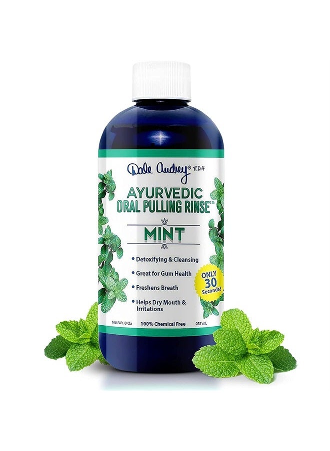 Dale Audrey Oil Pulling for Teeth and Gums | Made in USA Mint Flavored Organic Sesame Oil Pulling| Ayurvedic Oil Pulling Rinse to Whiten Your Teeth & Freshen Your Breath - Image 1