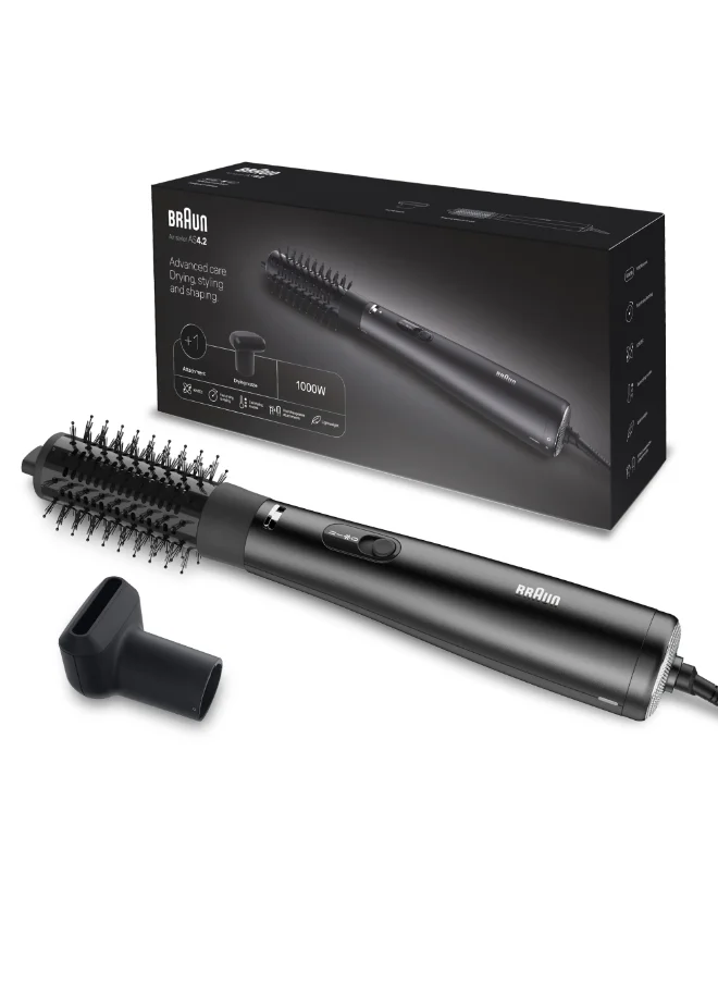 BRAUN Advanced Care, Hair Drying, Styling And Shaping Air Brush Bras420Sde - Ionic Black.