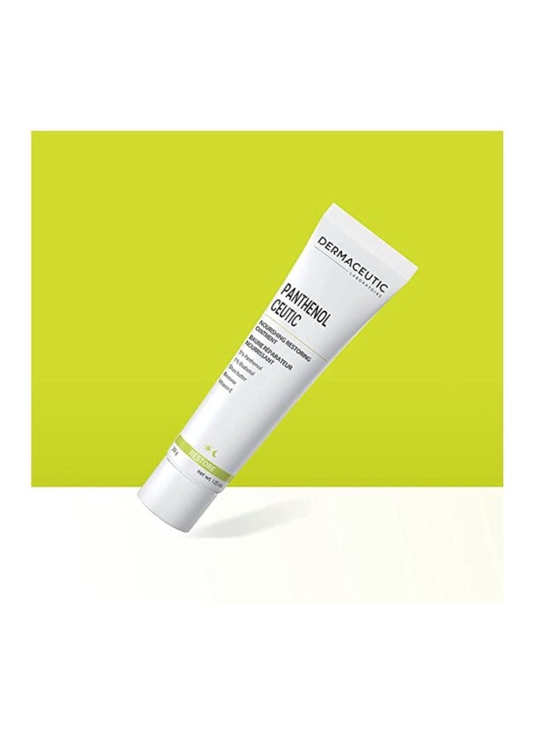 Dermaceutic Dermaceutic Panthenol Ceutic - Nourishing Restoring Ointment with Panthenol, Shea Butter, Beeswax and Vitamin E - Immediate comfort for dry, sensitive and irritated skin - 30g  - Image 3