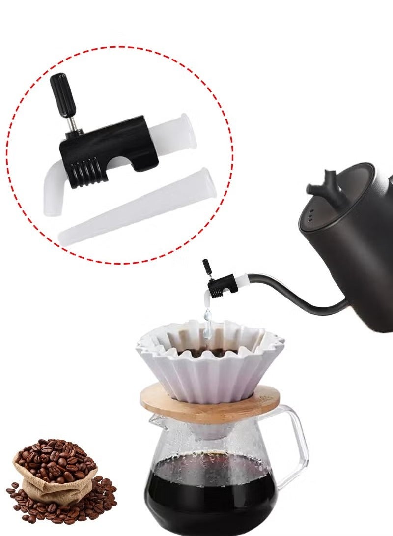 Coffee Dripping Pot Restrictor Nozzle ，Compatible Replacement Part ，Adjustable Water Flow Pourers，Specialty Coffee Drip Jugs Kettle Gooseneck  - Image 1