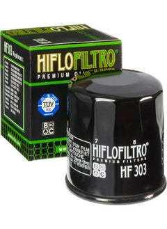 Hiflo Oil Filter HF303 HF303 Honda CBR600-F CB600-F XL650-V Transalp Kawasaki Zx6-R Ninja Er-6f ZX10-R 