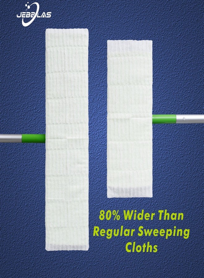 JEBBLAS Disposable Mop Pads for XL Sweeper, X-Large Disposable Sweeping Cloths Dry Mopping Pads, Pack of 50 - Image 4