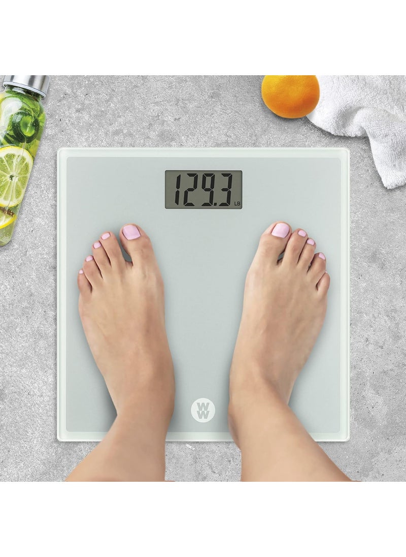 CONAIR Weight Watchers Scales by Conair Scale for Body Weight Digital Bathroom Scale in Glass  - Image 2