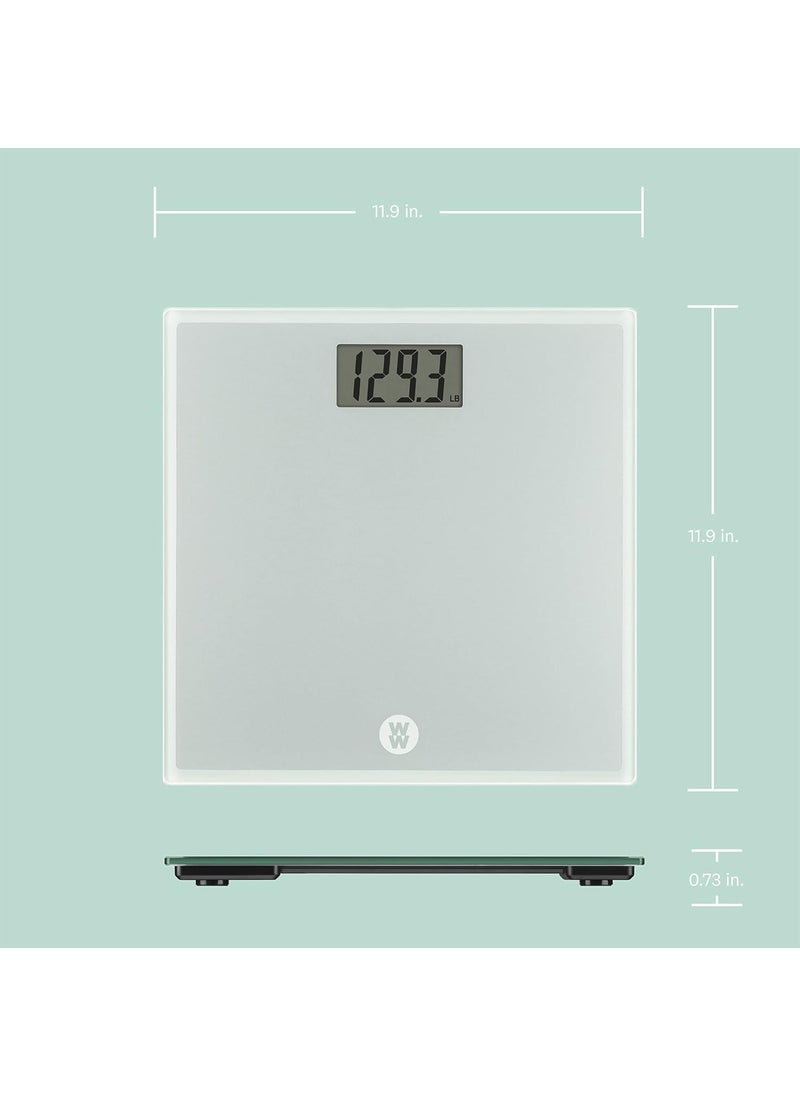 CONAIR Weight Watchers Scales by Conair Scale for Body Weight Digital Bathroom Scale in Glass  - Image 5