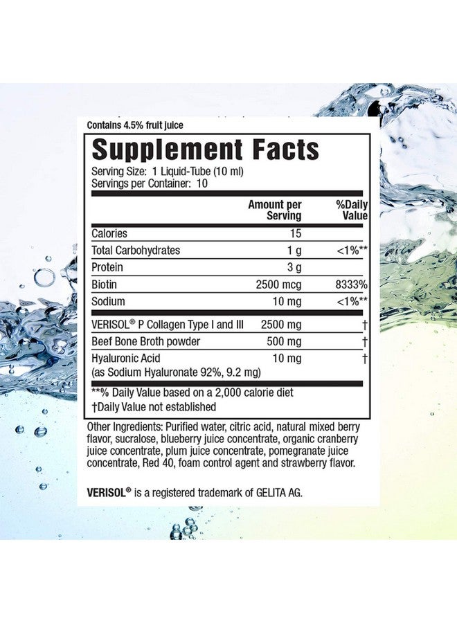 Applied Nutrition Liquid Collagen + Hyaluronic Acid 10 Count (Pack Of 2) - Image 3