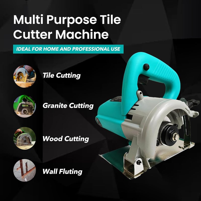 AEGON Marble Cutter AC4HD 1370W Copper Armature 13500 RPM Wheel dia 110 mm Cutting Depth 34mm - Image 5