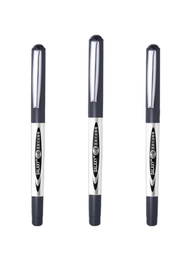 Snowhite Rollerball Pen, Bullet Tip, 0.5Mm Quick-Drying Gel Ink, Student Ballpoint Pen, Office Supplies, Signature Pen, Black, 50 Pens/Box, Pvr-155 - Image 3