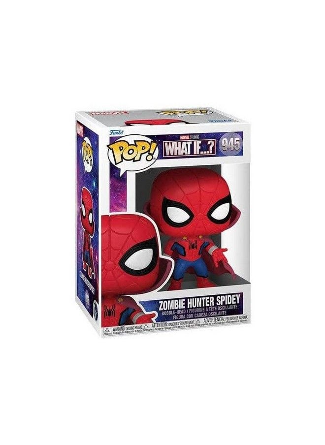 Funko - Pop! Marvel: What If? Zombie Hunter Spidey Multicolor - Image 1