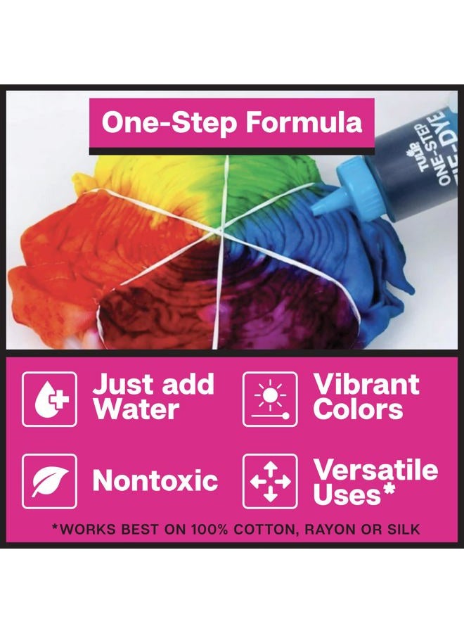 Tulip One-Step Tie-Dye Party, 18 Pre-Filled Bottles, Creative Group Activity, All-In-1 Fashion Design Kit, 1 Pack, Rainbow - Image 4