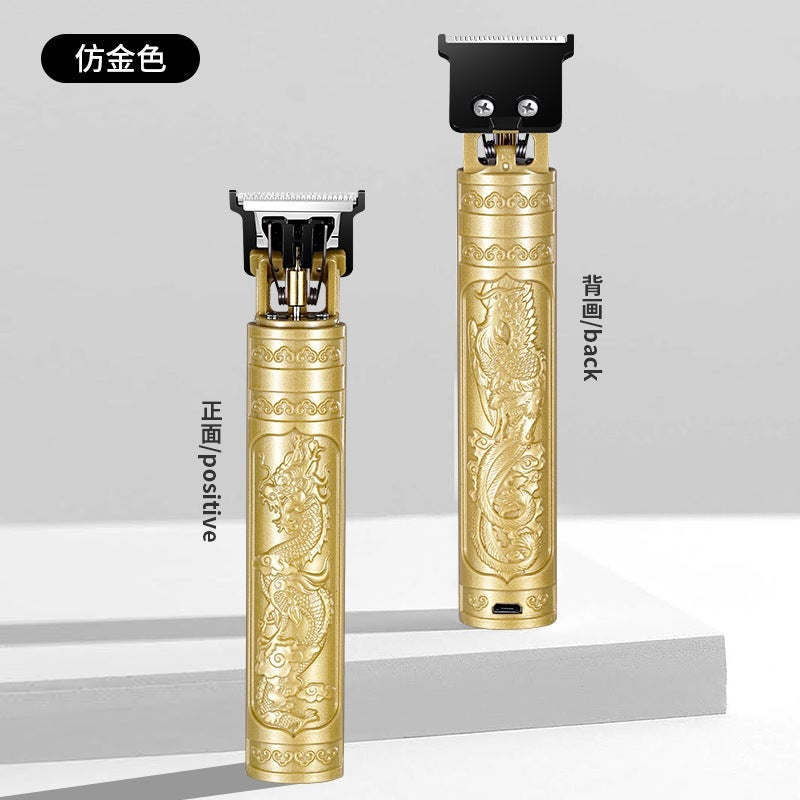 Jll2002 Household Electric Hair Clipper Retro Oil Head Rechargeable Electric Clipper Hair Salon Bald Artifact - Image 1