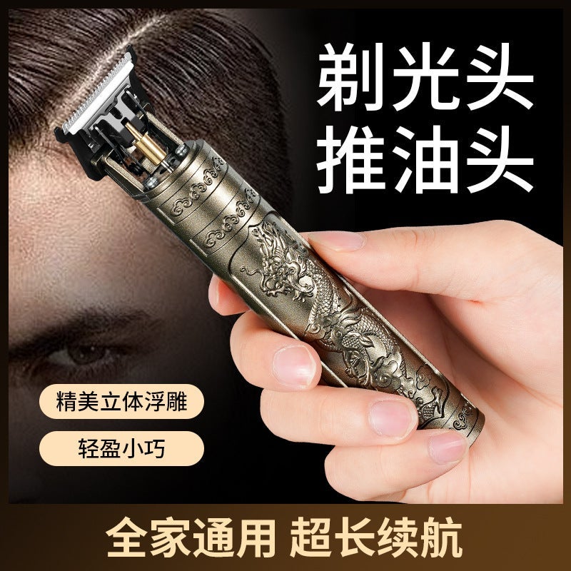 Jll2002 Household Electric Hair Clipper Retro Oil Head Rechargeable Electric Clipper Hair Salon Bald Artifact - Image 2