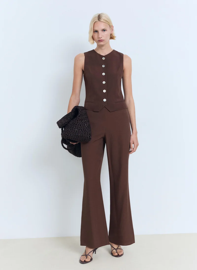 MANGO  Suit waistcoat with buttons for Women | Best Price UAE