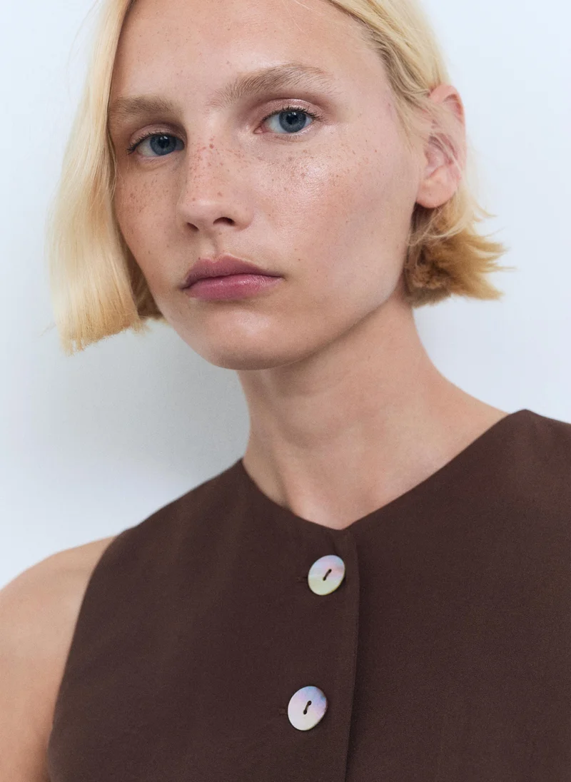 MANGO  Suit waistcoat with buttons for Women | Best Price UAE