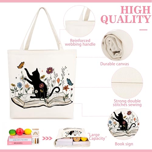 UNQJRY Cat Gifts for Women, Cat Lover Gifts for Women, Christmas Gift for Cats Lovers, Cats Themed Gift - Image 3