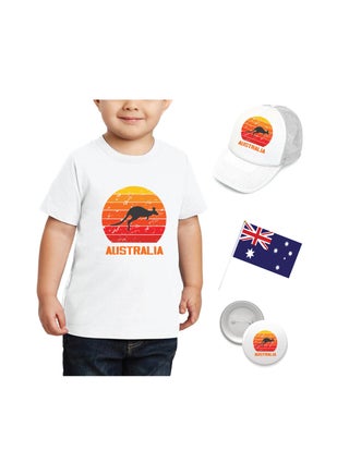 Australia Day Gift Set for Boys - T-Shirt - Cap - Badge and Flag Set - Celebrate Australia Day with this Kids Combo Pack in Style - pzsku/Z9421F78FB7AF7D83A7C4Z/45/_/1717223270/323db6d0-3547-4a5e-9bbc-a338907856f1