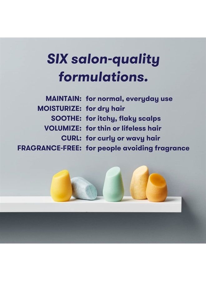 HiBAR Shampoo Bar, All Natural Hair Care, Plastic Free, Made with Eco Friendly Ingredients, Travel Size, Color Safe, Solid Sustainable Bars, Zero Waste (Volumize) - Image 2