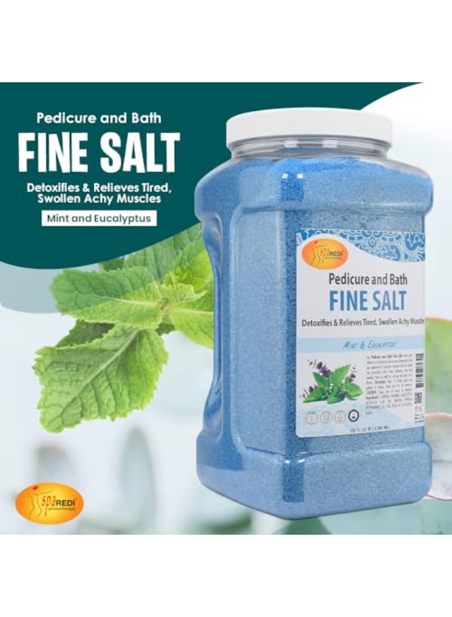SPA REDI Detox Foot Soak Pedicure and Bath Fine Salt Mint and Eucalyptus 128 Oz Made with Dead Sea Salts Argan Oil Coconut Oil and Essential Oil Hydrates Softens and Moisturizes - Image 4