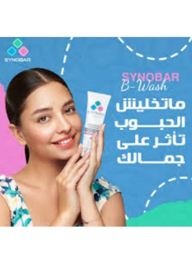 Synobar-B Facial Cleanser (100ml) - Gentle Deep Pore Cleansing for Sensitive Skin
