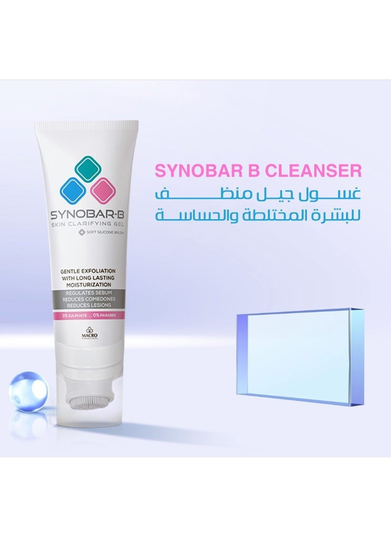 Synobar-B Facial Cleanser (100ml) - Gentle Deep Pore Cleansing for Sensitive Skin