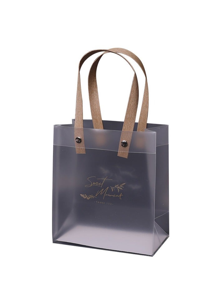 حقيبة هدايا شفافة من البولي بروبيلين المصقول من البولي فينيل كلوريد، حقيبة يد جميلة مقاومة للماء وحقيبة مستحضرات تجميل - Image 4