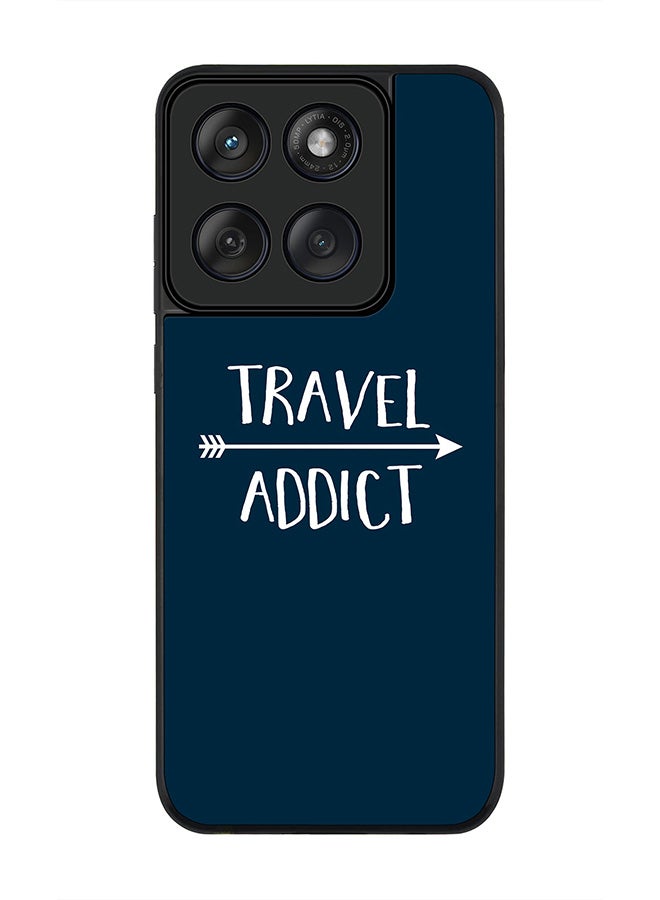 Stylizedd For Motorola MOTO Edge 60 Fusion/ Edge 60 Case,Slim fit Camera Protection, Shockproof Thin Phone cover  - Travel Addict - Image 1