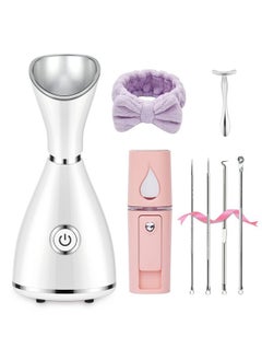 Seneryla Facial Steamer For Face Face Steamer For Facial Deep Cleaning Face Steamer Nano Mister Set For Sinuses Unclogs Pores Home Spa Skin Care  - Image 1
