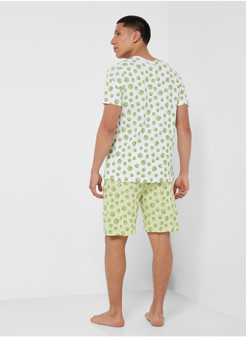 BRAVE SOUL Nightwear T-Shirt & Shorts Sets  - Image 2