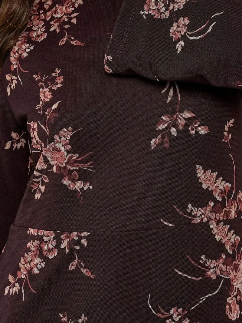 HICCUP Multicolor Floral Printed Modest Dress for Women | Best Price UAE