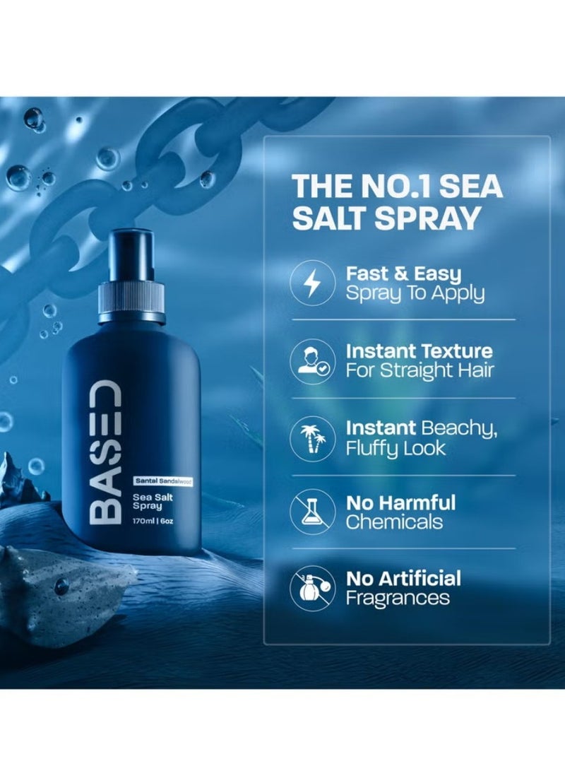 استنادا الي رذاذ ملح البحر من بيسد بوديوركس - غني بالأعشاب البحرية العضوية والبروفيتامين B5 - تصفيف نظيف مُكثّف لجميع أنواع الشعر - Image 5