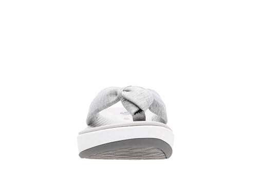 Clarks Women's Arla Glison Flip Flop, Grey Heather Fabric, 10 M US - Image 4
