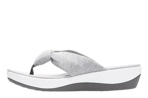 Clarks Women's Arla Glison Flip Flop, Grey Heather Fabric, 10 M US - Image 5