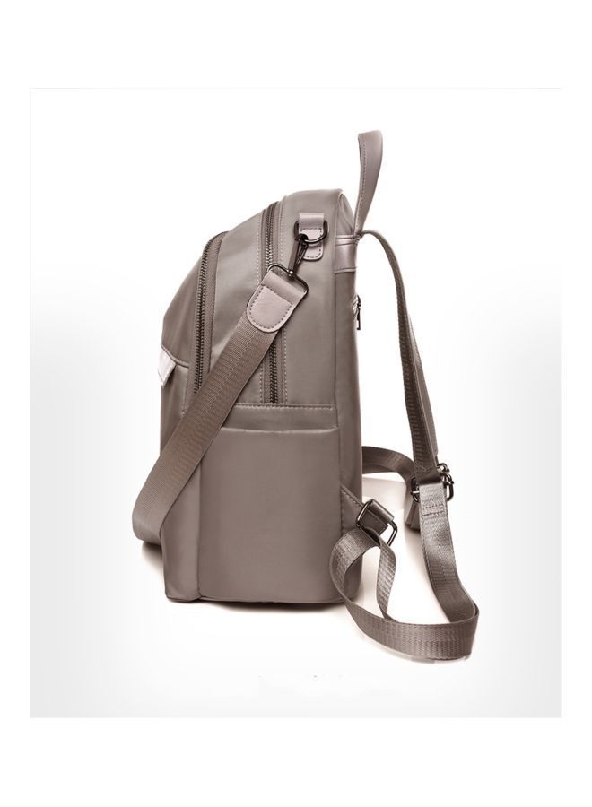 NIBEMINENT Oxford Cloth Shoulder Backpack Grey  - Image 3