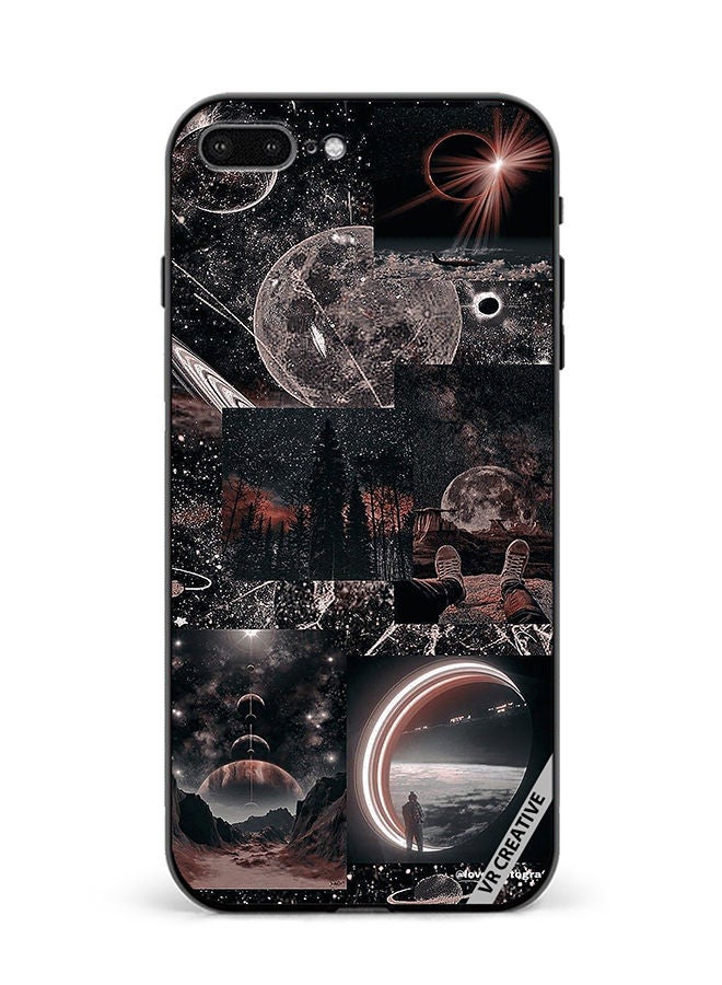 VR CREATIVE Protective Case Cover For Apple iPhone 7 Plus/8 Plus Galaxy Design Multicolour - Image 1