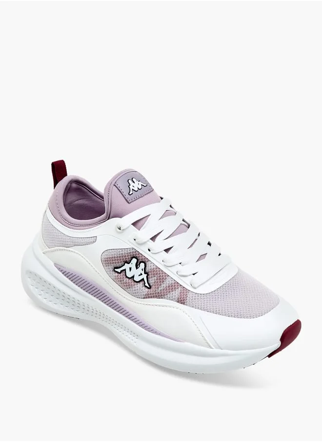 كابا Women's Logo Print Sports Shoes with Lace-Up Closure
