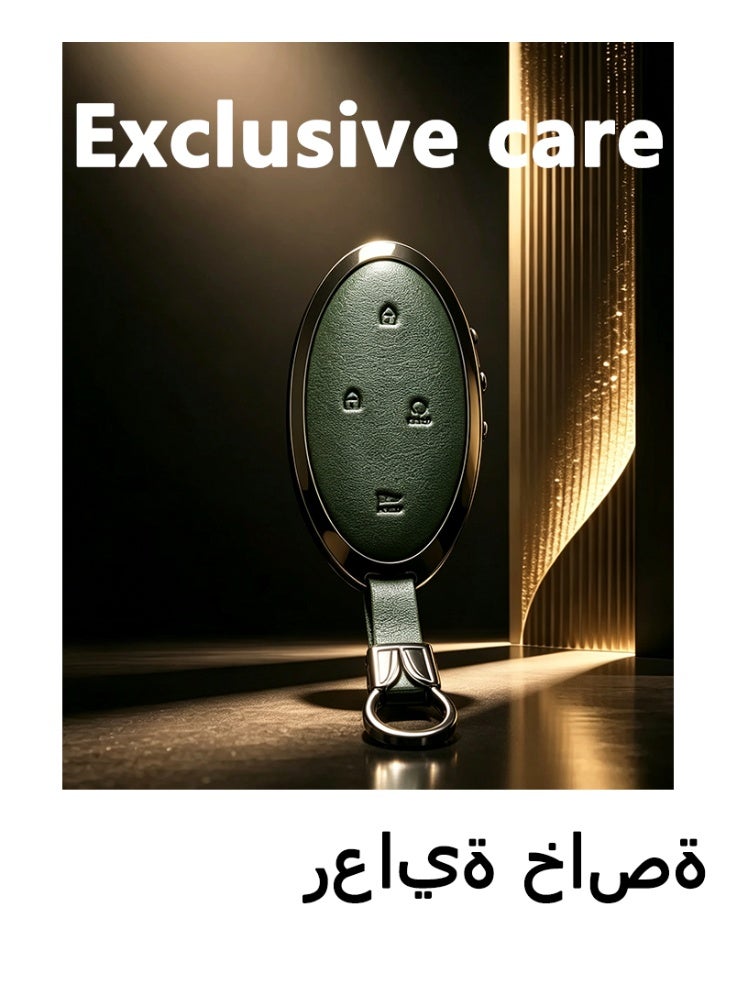 هيونداي غطاء مفتاح سيارة بيضاوي متوافق مع هيونداي سانتا في وتوسان - Image 3
