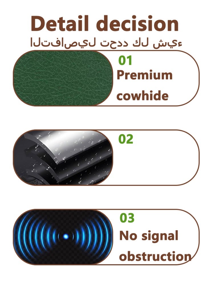 هيونداي غطاء مفتاح سيارة بيضاوي متوافق مع هيونداي سانتا في وتوسان - Image 5