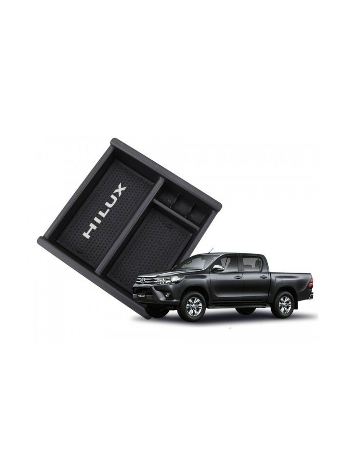 Dhell Console Box Organizer for Toyota Hilux 2016+ - Image 1