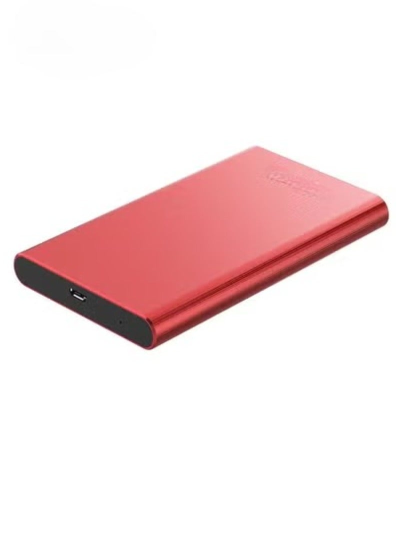 ارواق محرك أقراص ثابتة خارجي، جهاز تخزين بيانات بتصميم مقاوم للصدمات مع أداء فعال، جهاز نسخ احتياطي فائق النحافة للتوصيل والتشغيل للكمبيوتر المحمول، (قطعة واحدة، 8 تيرابايت)