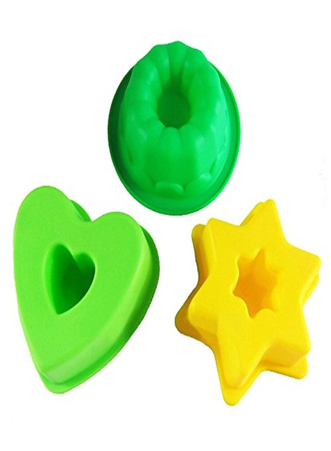 Nema NM Nema Heart, Star, Flower Silicone Mould - 3 Pcs - Image 1